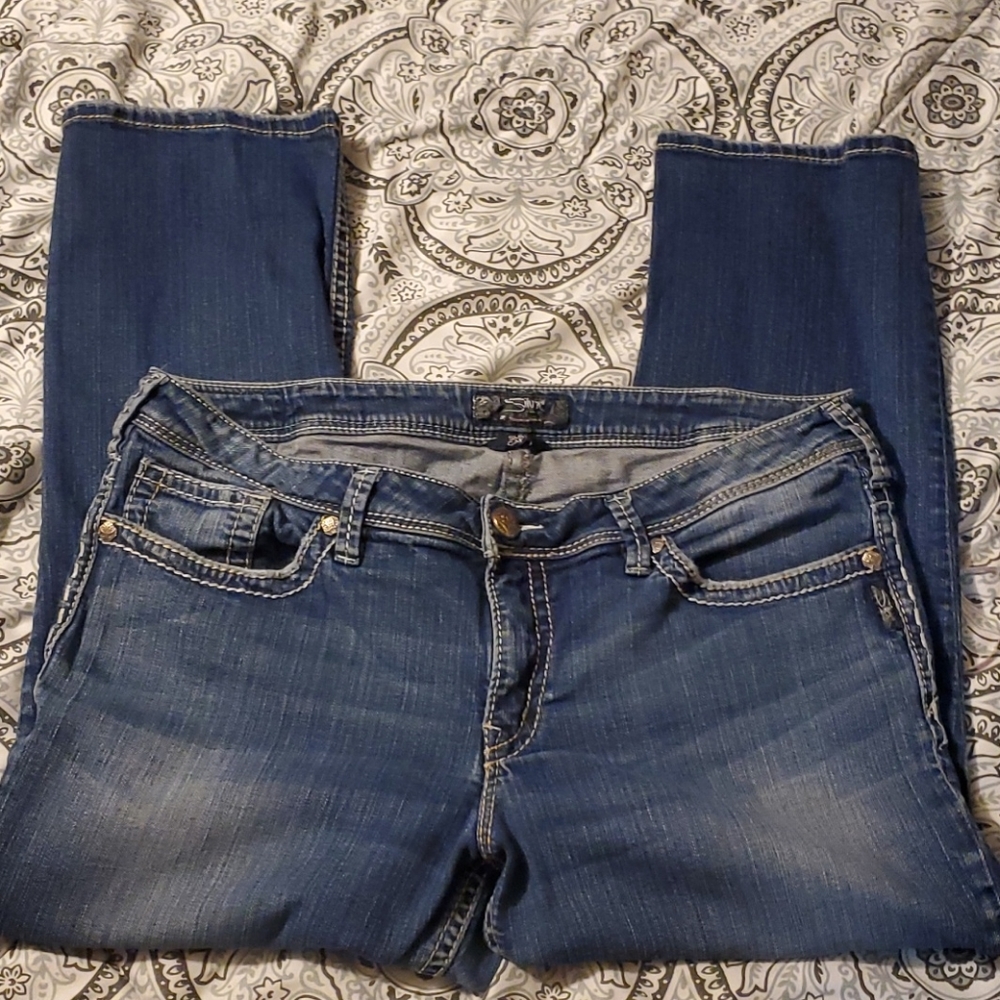 Silver brand women's plus capri